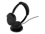 Jabra Evolve3 65 Flex MS - USB-A with Dongle - Black (Incl. Wireless Charging Pad)