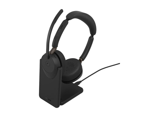 Jabra Evolve3 65 MS - USB-A with Dongle - Stereo (Incl. Charging Stand)