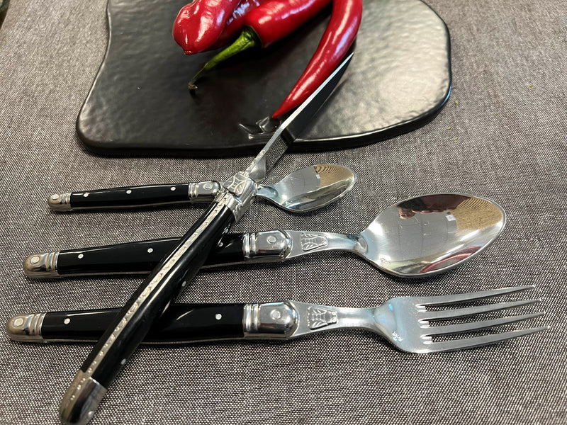 Jean Dubost Messer schwarz 2,5 mm Laguiole