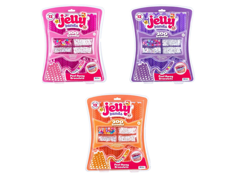 Jelly Bands Cotton Candy-Grape-Orange Creamsicle A