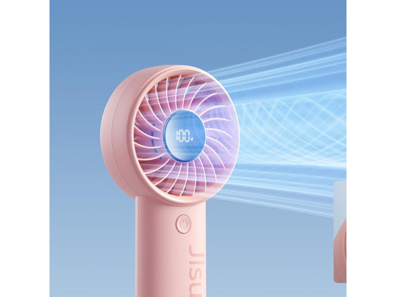 Jisulife Handheld Fan Life4 3600mAh Portable USB Fan - Pink