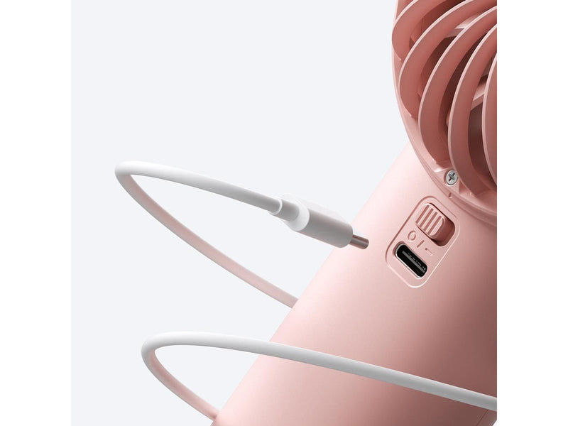 Jisulife Handheld Fan Life4 3600mAh Portable USB Fan - Pink
