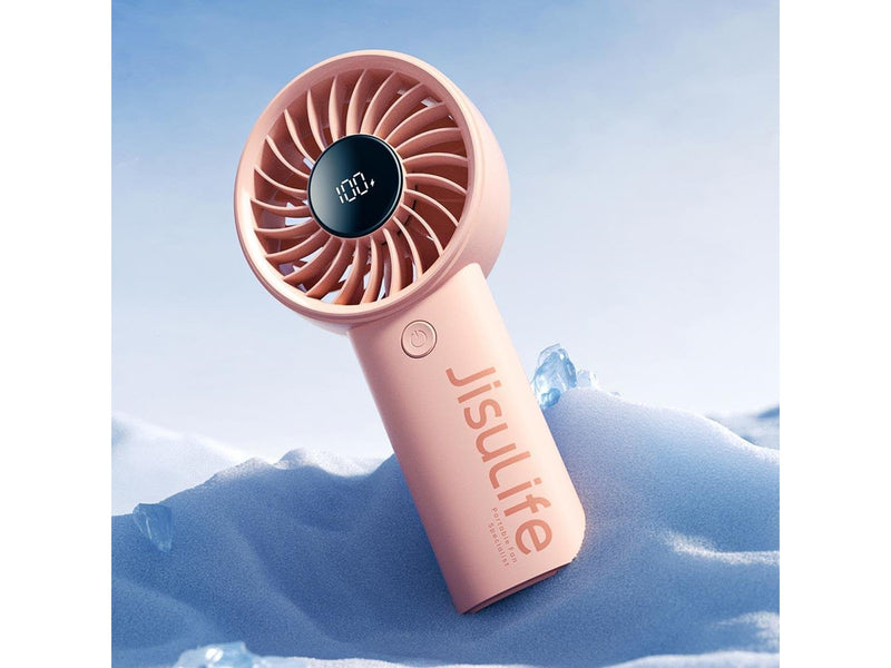 Jisulife Handheld Fan Life4 3600mAh Portable USB Fan - Pink