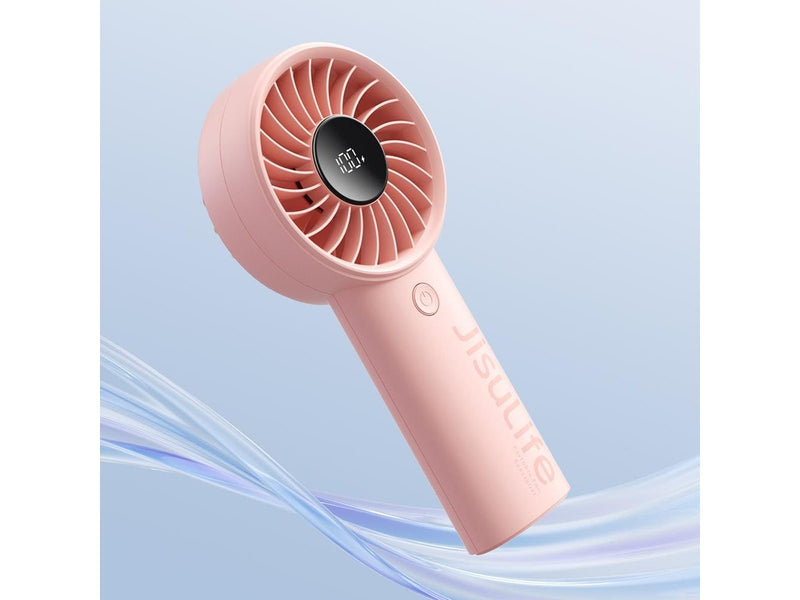 Jisulife Handheld Fan Life4 3600mAh Portable USB Fan - Pink