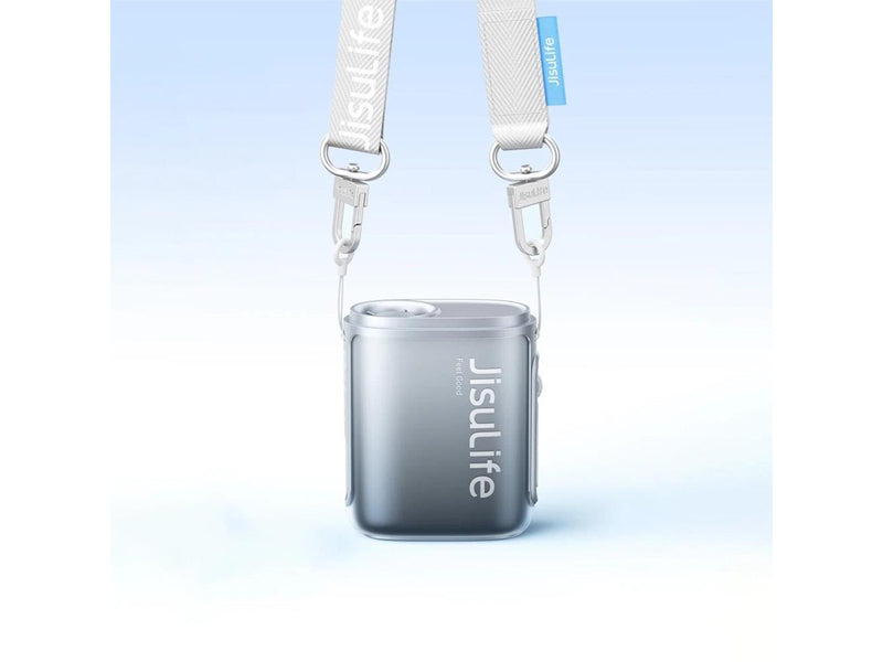 Jisulife Neck Fan 5 4500mAh Mini Fan with Lanyard - Black