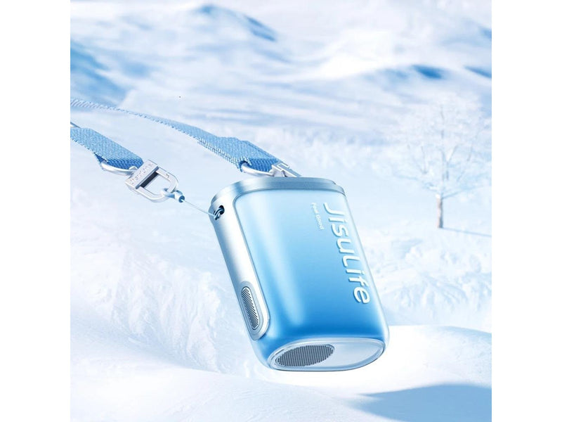 Jisulife Neck Fan 5 4500mAh Mini Fan with Lanyard - Blue
