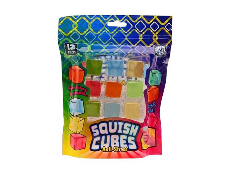 Johntoy Anti Stress Squeeze Cubes 12 pcs.
