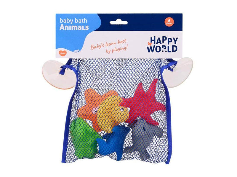 Johntoy Happy World Bath toys 6 pcs.