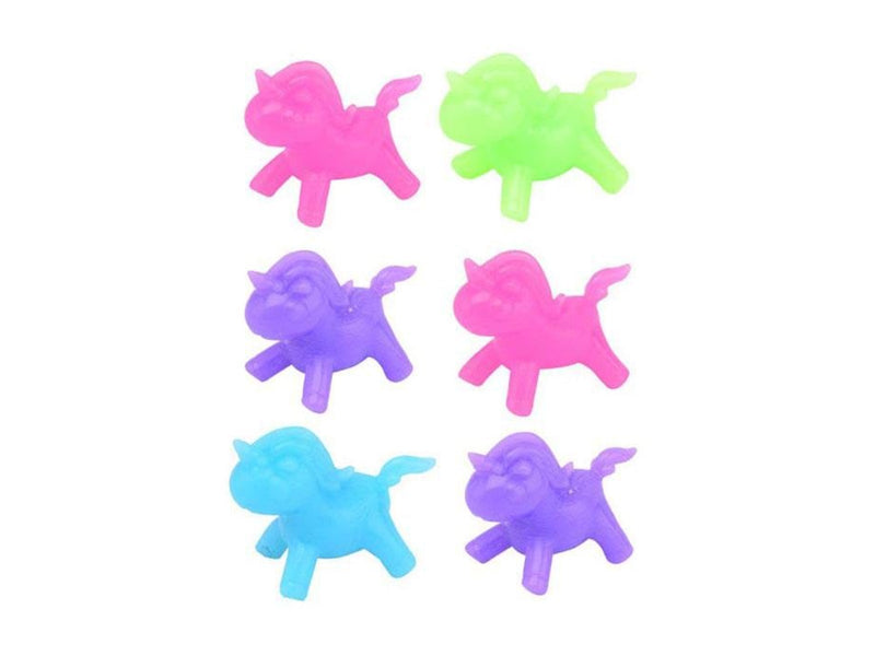 Johntoy - Sticky Unicorn Window Runners in Tube 6 pcs