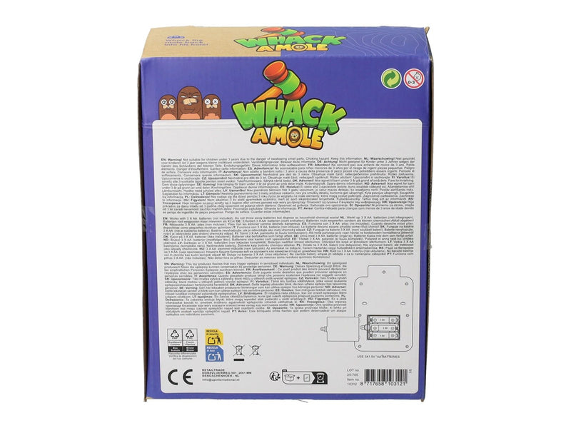 Johntoy Whack a Mole - with Light and Sound