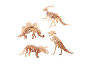 Johntoy Wooden Dinosaur 3D Construction Kit (Assorted)