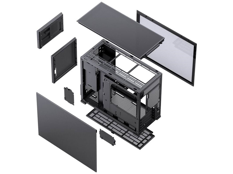 Jonsbo D31 screen - black - Gehäuse - Minitower - Schwarz