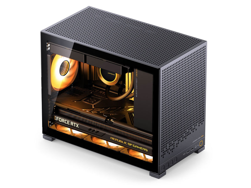 Jonsbo D32 PRO Black - Gehäuse - Miditower - Schwarz