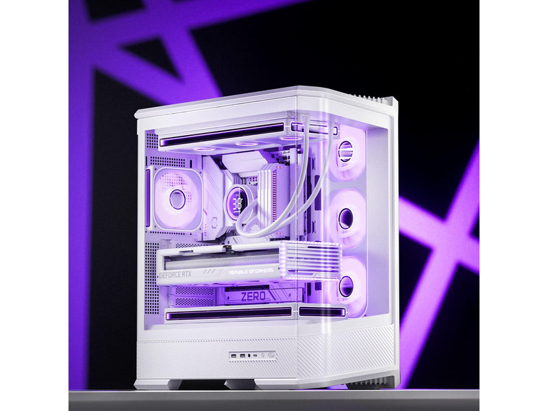 Jonsbo D400 Midi Tower ATX Tempered Glass - whit - Gehäuse