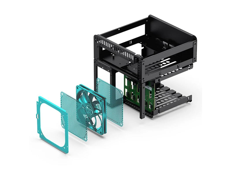 Jonsbo N2 Mini-ITX Case - Black - Gehäuse - NAS tower - Schwarz *DEMO*