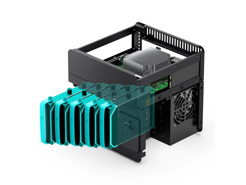 Jonsbo N2 Mini-ITX Case - Black - Gehäuse - NAS tower - Schwarz *DEMO*