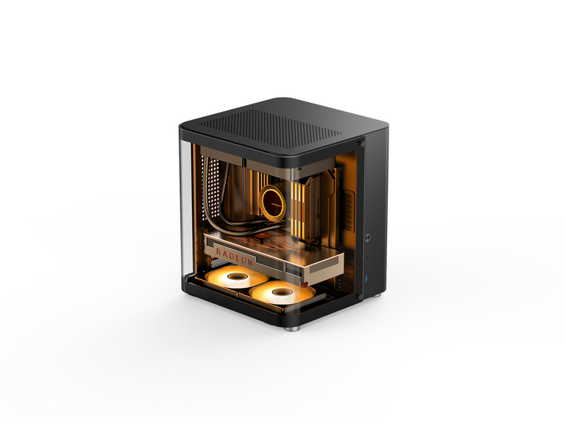 Jonsbo TK-1 2.0 - Black - Gehäuse - Minitower - Schwarz