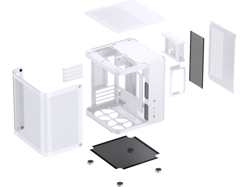 Jonsbo TK-1 2.0 - White - Gehäuse - Minitower - Weiß