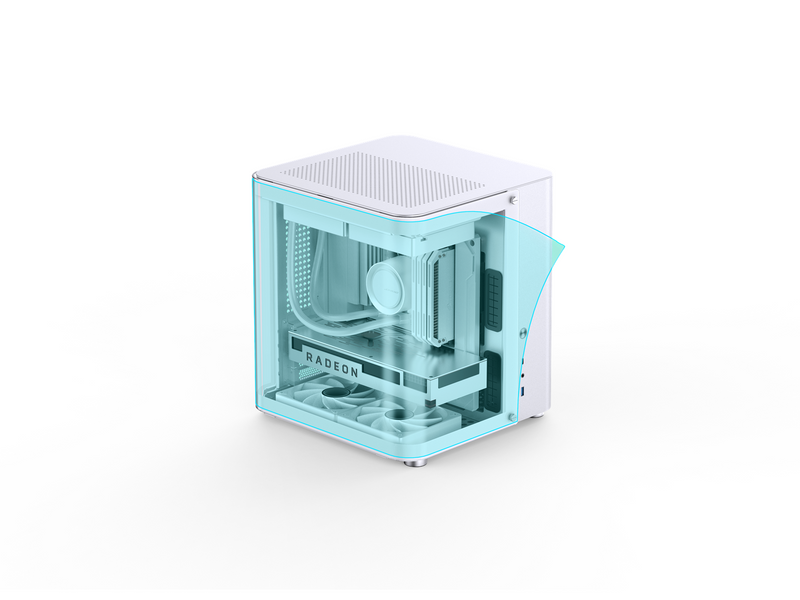 Jonsbo TK-1 2.0 - White - Gehäuse - Minitower - Weiß
