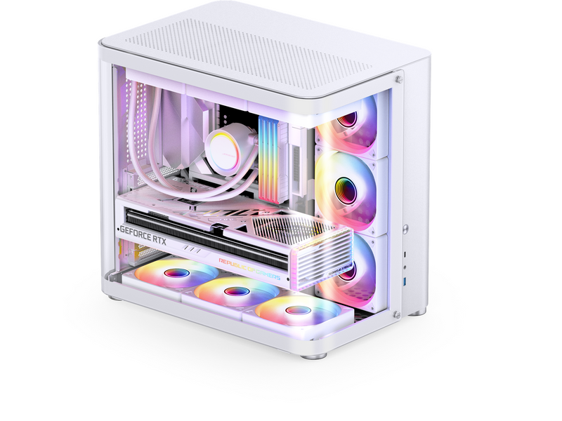 Jonsbo TK-2 2.0 - White - Gehäuse - Miditower - Weiß