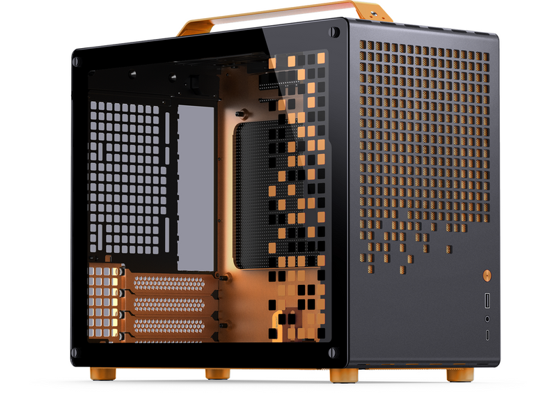 Jonsbo Z20 Black/Orange - Gehäuse - Minitower - Orange