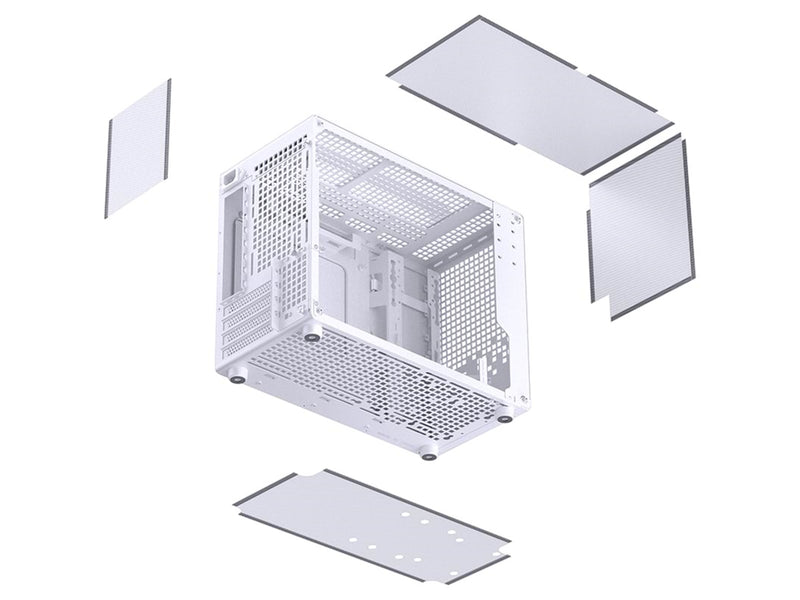 Jonsbo Z20 Micro-ATX White - Gehäuse - Minitower - Weiß