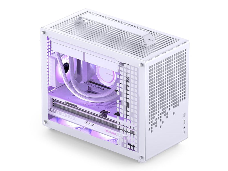 Jonsbo Z20 Micro-ATX White - Gehäuse - Minitower - Weiß