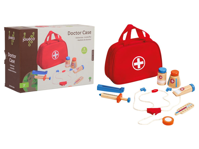 Jouéco Doctor case with accessories 8 pieces