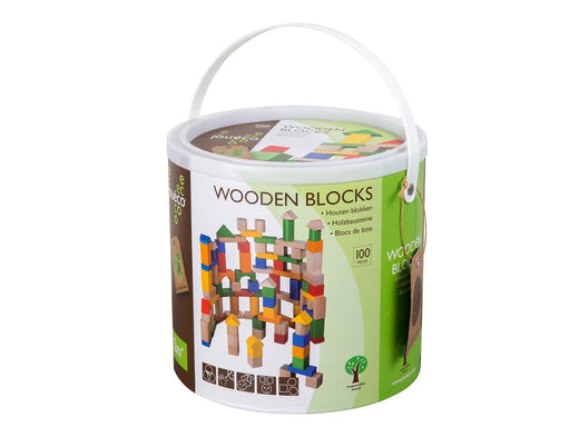 Jouéco Wooden Blocks 100pcs.