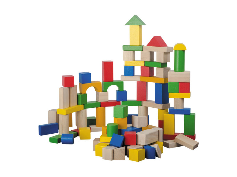Jouéco Wooden blocks 100 pcs