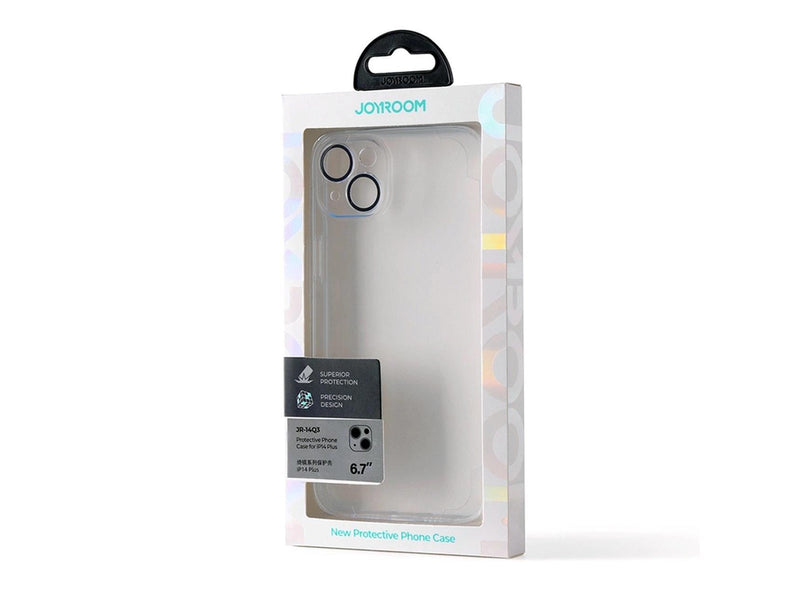 Joyroom  14Q Case Case iPhone 14 Plus Case Cover with Camera Cover Transparent (JR-14Q3 transparent)