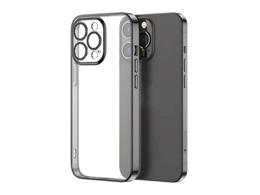 Joyroom  14Q Case case for iPhone 14 Plus case cover with metallic frame black (JR-14Q3-black)
