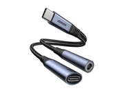 Joyroom 2-in-1 Audio Adapter SY-C02 – USB-C to 3.5mm + USB-C