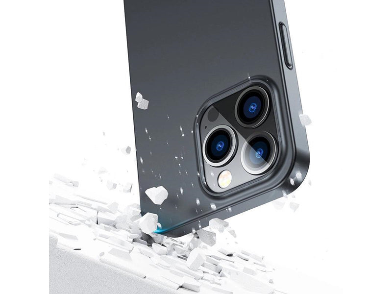 Joyroom 360 Full Case front and back cover for iPhone 13 Pro + tempered glass screen protector black (JR-BP935 black)