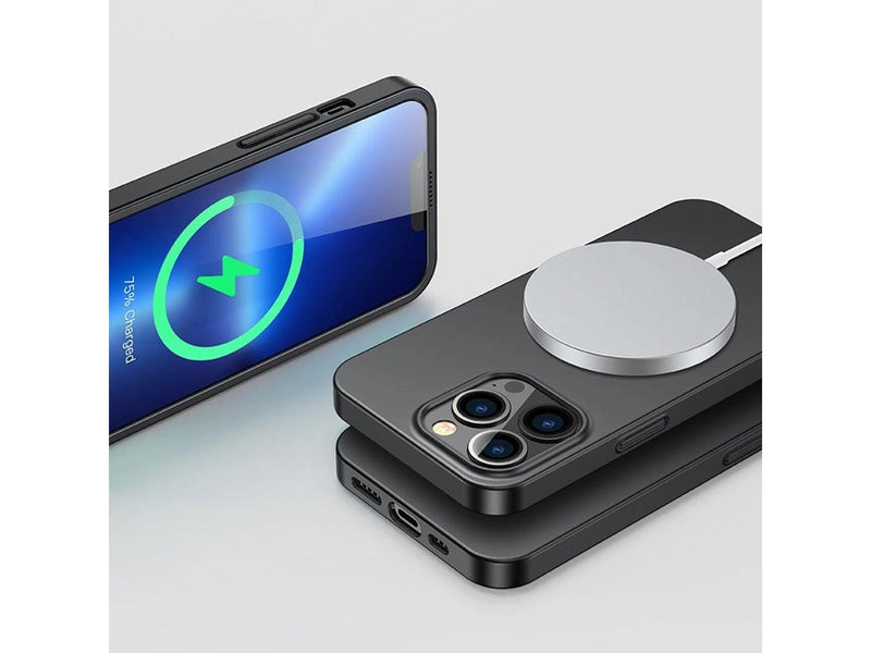 Joyroom 360 Full Case front and back cover for iPhone 13 Pro + tempered glass screen protector black (JR-BP935 black)