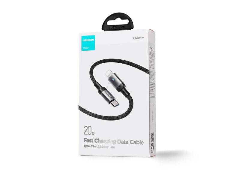 Joyroom Extraordinary Series A10 Lightning / USB-C PD 20W cable 1.2 m - black