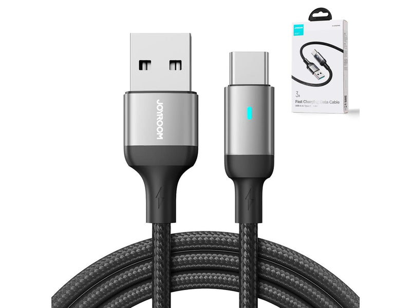 Joyroom Extraordinary Series A10 USB-A / USB-C 3A Cable 1.2 m - Black