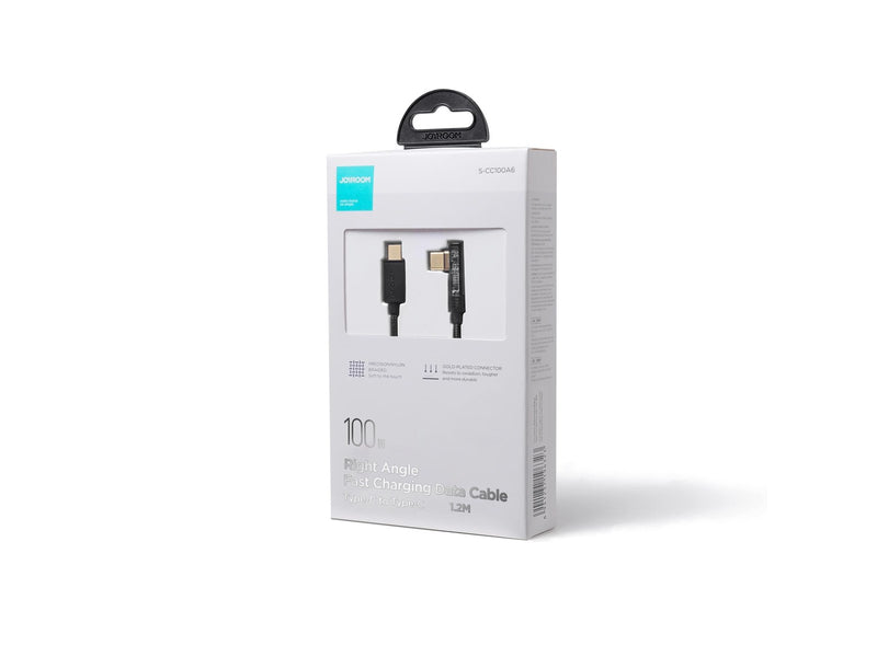Joyroom Gaming Cable S-CC100A6 USB-C (angled) / USB-C (straight) 100W 1.2m - black