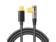 Joyroom Gaming Cable S-CC100A6 USB-C (angled) / USB-C (straight) 100W 1.2m - black