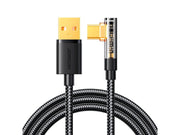 Joyroom Gaming Cable S-UC027A6 USB-C (angled) / USB-A (straight) 3A 1.2 m - black