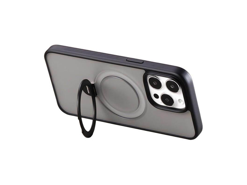 Joyroom JR-BP004 Magnetic Protective Case with Holder for iPhone 15 (Black)