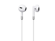 Joyroom JR-EW01 in-ear wired mini jack headphones with remote control - white
