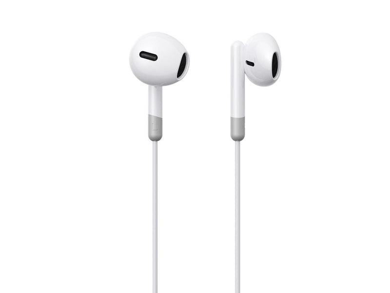 Joyroom JR-EW01 in-ear wired mini jack headphones with remote control - white