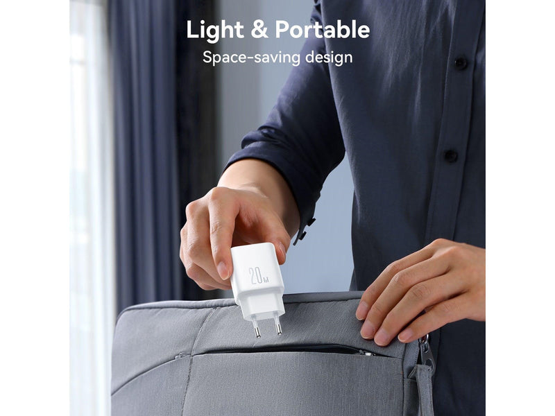 Joyroom JR-TCF12 Dual-Port (2C) 20W Power Charger (white)
