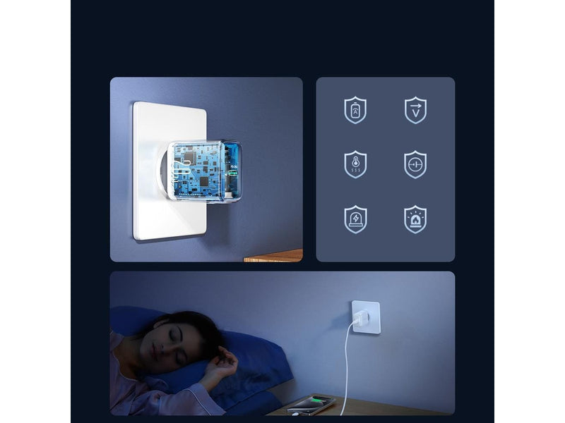 Joyroom  JR-TCF20 USB-C PD 20W network charger - white
