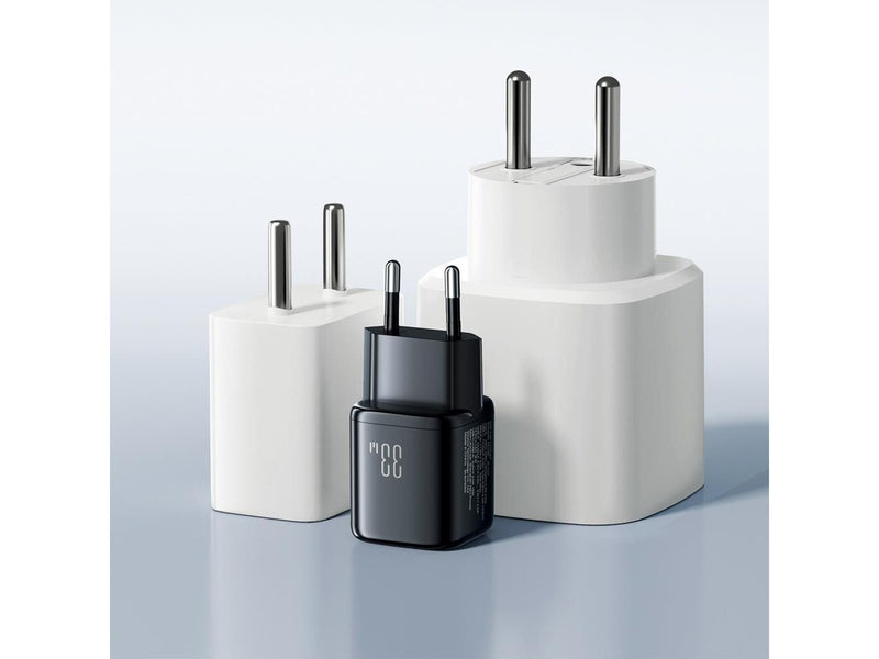 Joyroom JR-TG7 33W USB-A + USB-C Wall Charger - Black