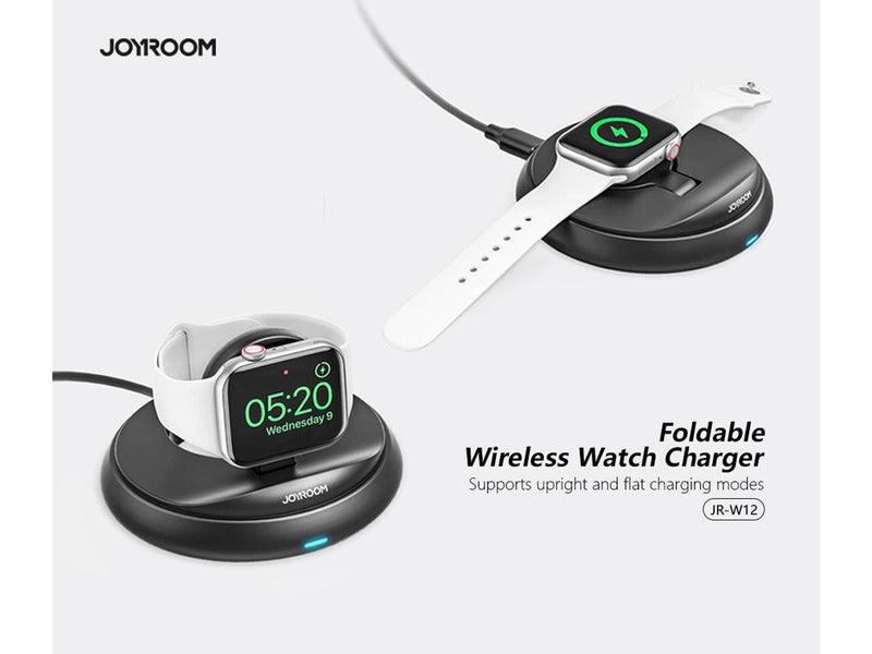 Joyroom JR-W12 wireless foldable watch charger (black)