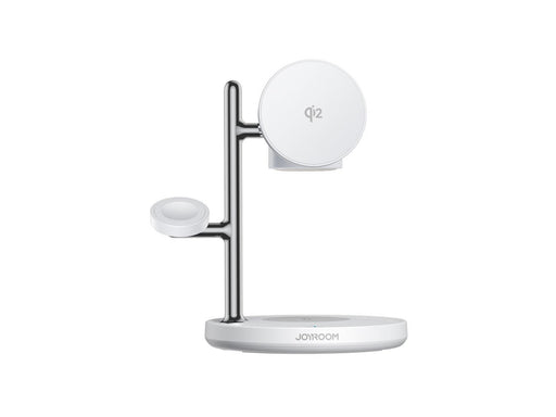 Joyroom JR-W23 Qi2 4-in-1 desktop charger with built-in inductive night light - white
