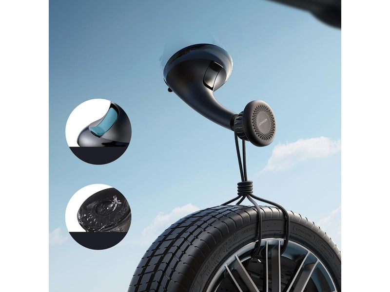 Joyroom JR-ZS356 universal magnetic car holder for a phone on the cockpit/window - black