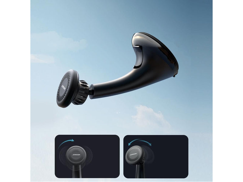 Joyroom JR-ZS356 universal magnetic car holder for a phone on the cockpit/window - black